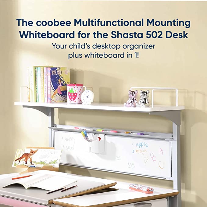 Add-On Multifunctional Mounting White Board Desk Accessories for Shasta Desk Series